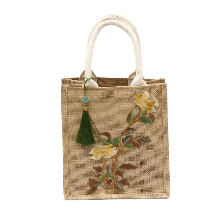 Kuidas pesta Burlap Vintage riidekotti
